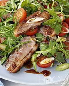 Восточный салат с уткой