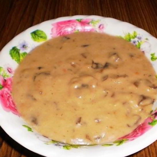 Рецепт грибного соуса из сушеных грибов