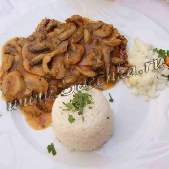 Рецепт грибного соуса со сливками