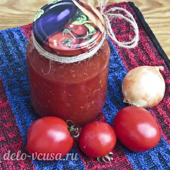 Рецепт домашнего кетчупа