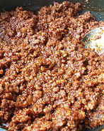 Мясная заправка для пасты