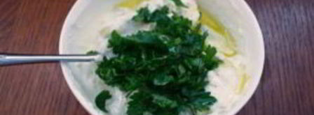 соус из йогурта к курице. Шаг 4