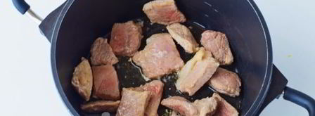 соус с мясом и картошкой. Шаг 5