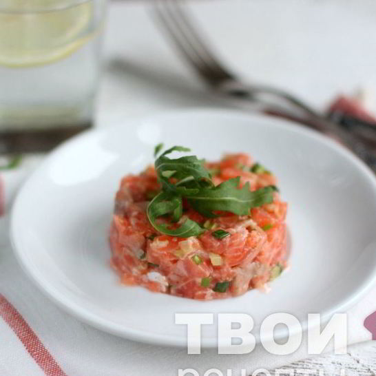 Рецепт тартара из лосося