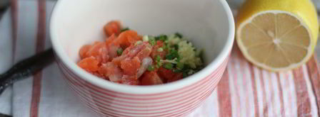 тартар из лосося. Шаг 3