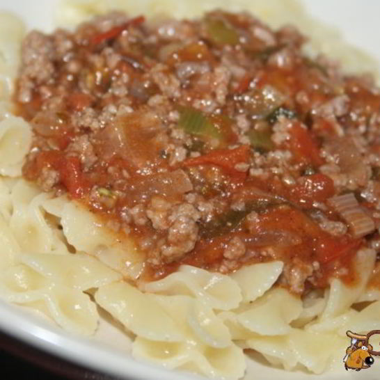 Рецепт томатна-мясного соус к пасте, рису и картофельному пюре