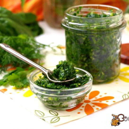 Рецепт зеленого соуса из шпината