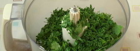 зеленый соус из шпината. Шаг 3