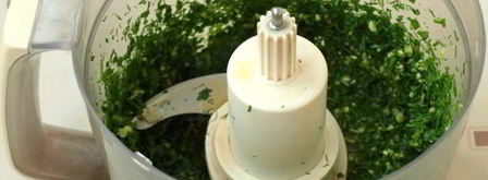 зеленый соус из шпината. Шаг 5