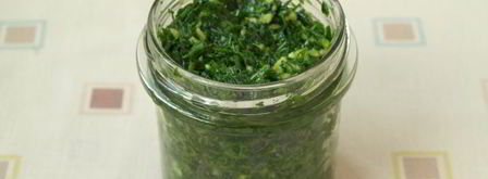 зеленый соус из шпината. Шаг 6