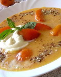 Абрикосовый суп с рисом