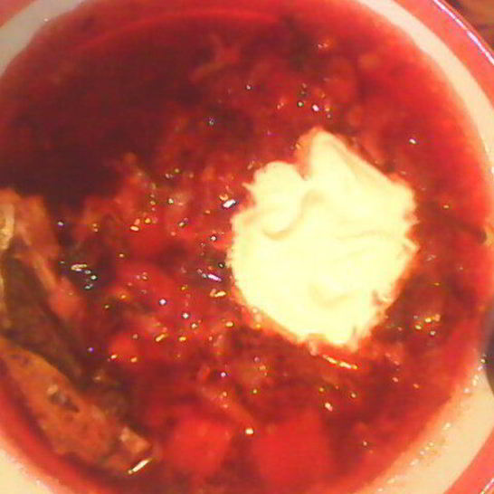 Рецепт бабушкиного борща