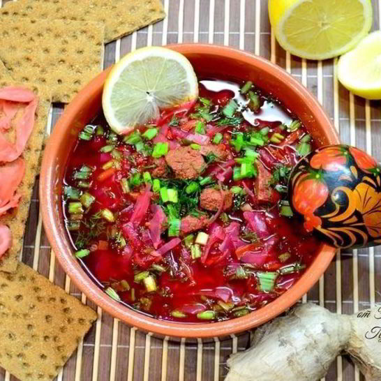 Рецепт борща без картошки