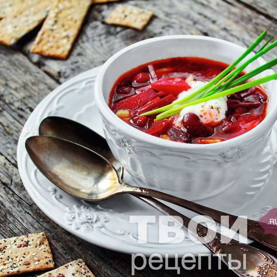 Рецепт борща без мяса