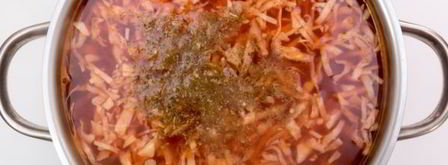 борщ диетический без зажарки. Шаг 8