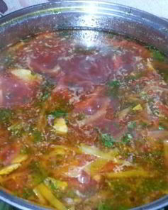 Борщ домашний