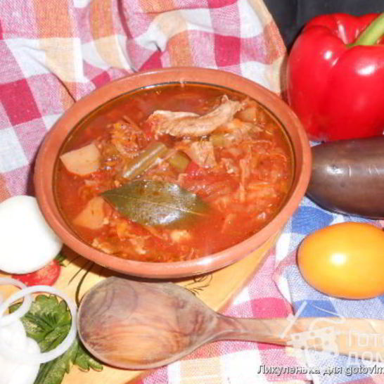 Рецепт борща гетманского