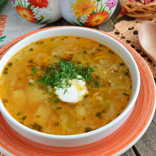 Рецепт борща из свежей капусты