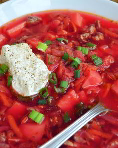 Борщ классический с говядиной