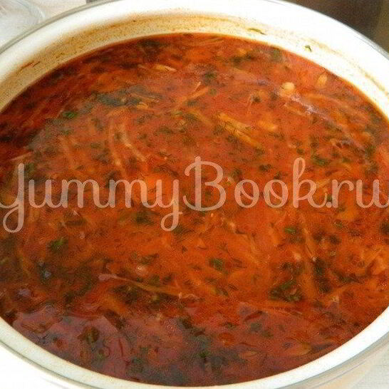 Рецепт борща на птичьем бульоне