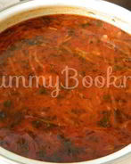 Борщ на птичьем бульоне