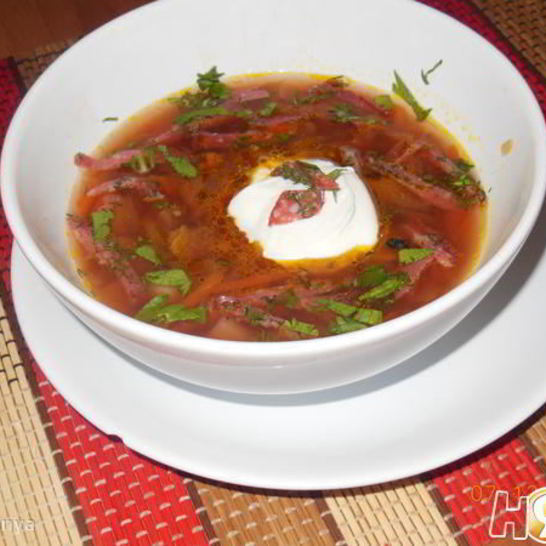 Рецепт борща по-галицки