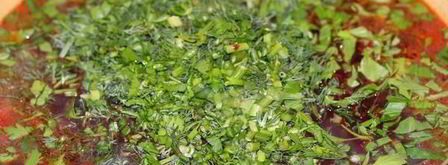 борщ с баклажанами. Шаг 20