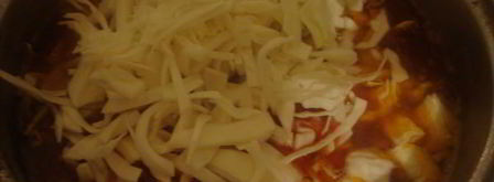 борщ с чесночными булочками. Шаг 14