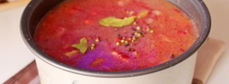 борщ с кислой капустой в мультиварке. Шаг 11