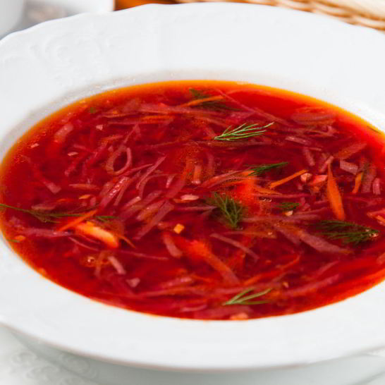 Рецепт борща с копченой скумбрией