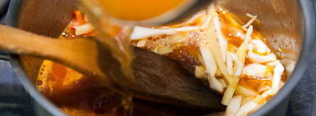 борщ с копченой скумбрией. Шаг 5