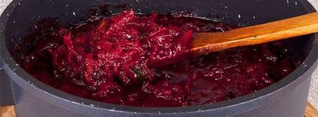 борщ с красной консервированной фасолью и с мясом. Шаг 3