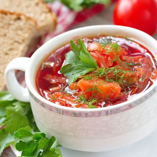 Рецепт борща с курицей в мультиварке