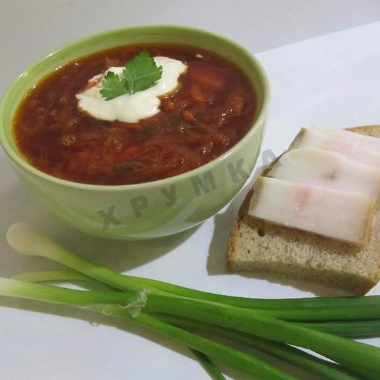 Рецепт борща с квашеной капустой и свеклой