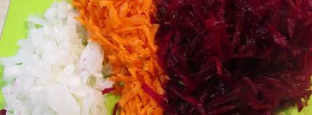 борщ с квашеной капустой и свеклой. Шаг 4