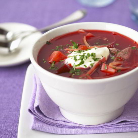 Рецепт борща с перцем