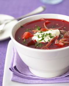 Борщ с перцем