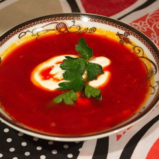 Рецепт борща с рыбой