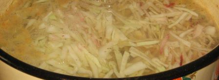 борщ с томатной пастой. Шаг 8