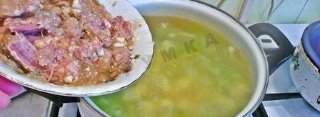 борщ с тушенкой и капустой. Шаг 10