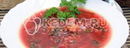 борщ со щавелем. Шаг 11