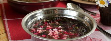 холодный борщ из свеклы. Шаг 13