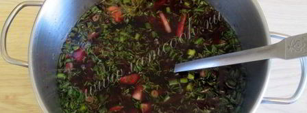 холодный борщ из свеклы. Шаг 11