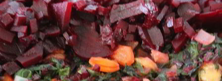 летний борщ со свекольными листьями. Шаг 5