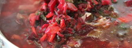 летний борщ со свекольными листьями. Шаг 8