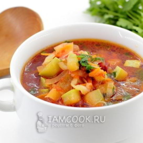 Рецепт летнего борща