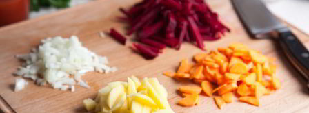 постный борщ с черносливом. Шаг 3