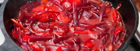 постный борщ с черносливом. Шаг 5