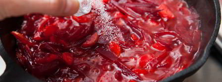 постный борщ с черносливом. Шаг 6