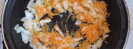 постный грибной борщ с черносливом. Шаг 4